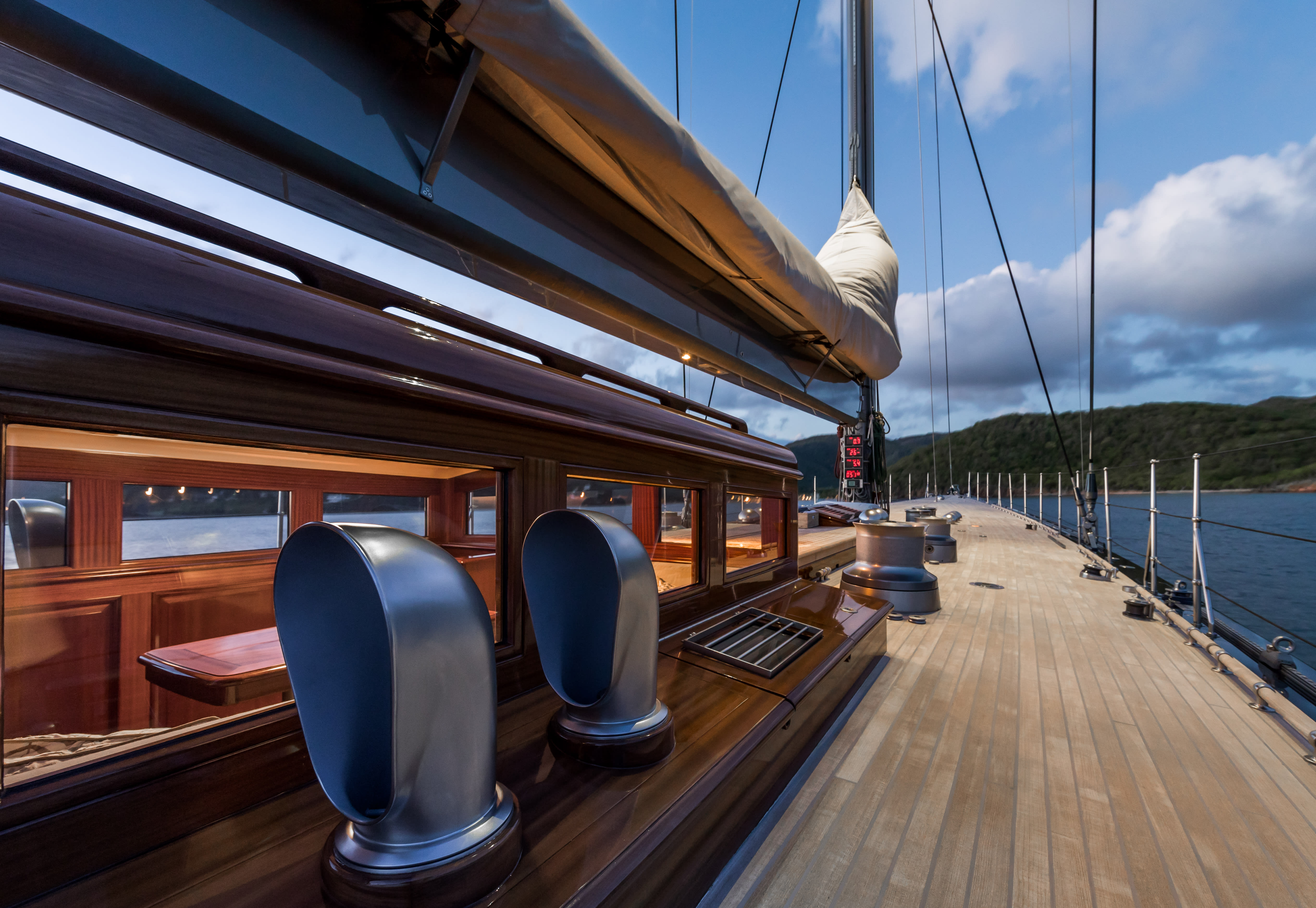 J Class Rainbow sailing yacht